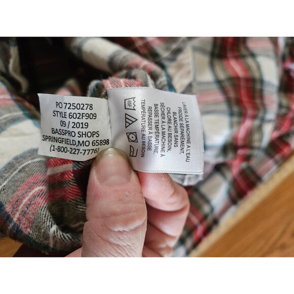 Red Head Flannel Shirt Size XLT Long Sleeve Plaid Cotton Rodeo Western Hiking - Picture 8 of 13